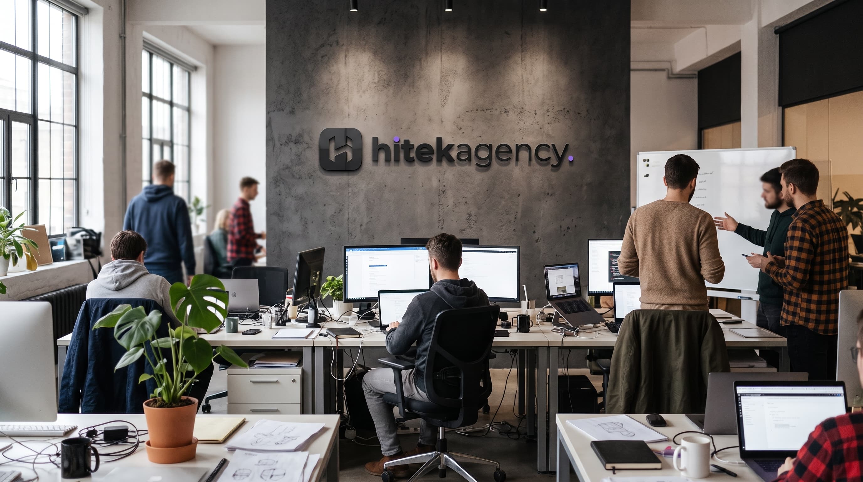 The HiTek Agency team at work